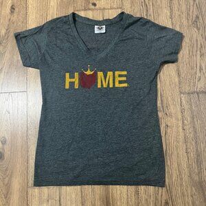 Women's My State Threads Ohio V Neck T-Shirt Size Large Basketball Lebron